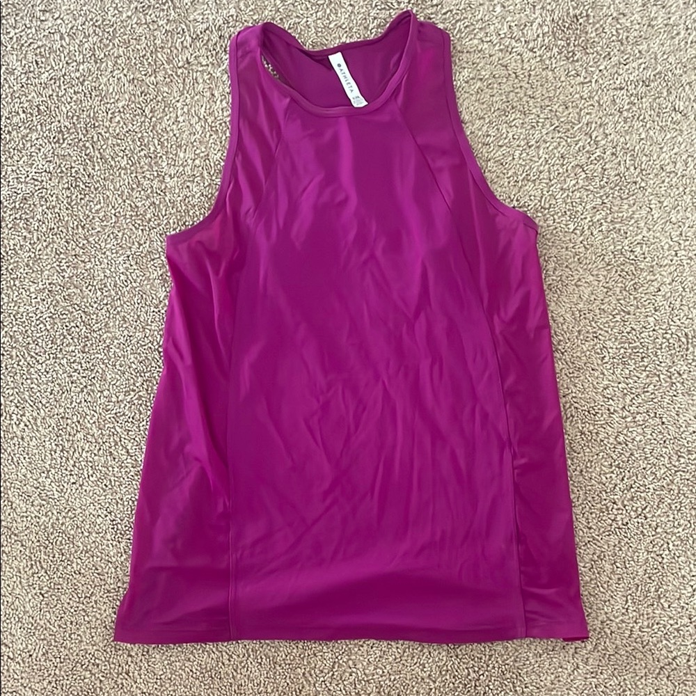 Athleta Purple Tank Top Racerback Athletic Style